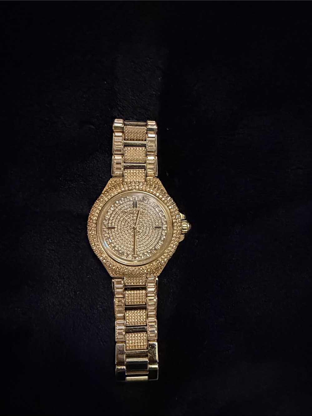 Michael Kors Gold Crystal Pavé Bracelet Watch